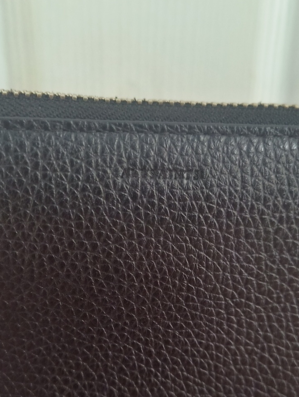 Allsaints Fetch Leather Phone Wristlet - Picture 4 of 10